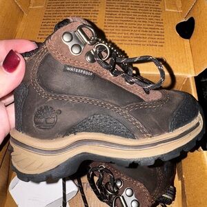 Timberland Kids Dark Brown Waterproof Boots